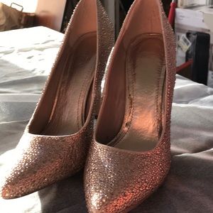 Rhinestone stilettos